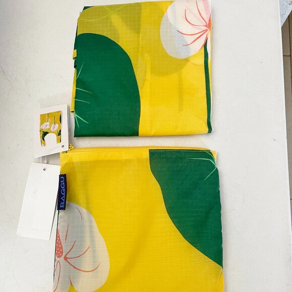 NEW Baggu ANTHURIUM Big Reusable & Packable Shopping Bag Tote NWT Discontinued - Picture 6 of 6